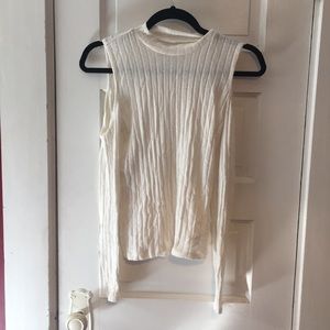 Open shoulder light American Eagle sweater